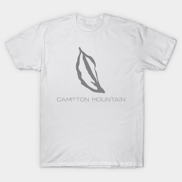 Campton Mountain Resort 3D T-Shirt by Mapsynergy